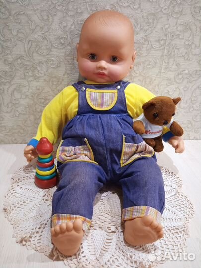 Кукла пупс мягкотелая 60 см