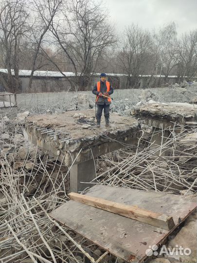 Демонтаж металлоконструкций(бригада газорезчиков)