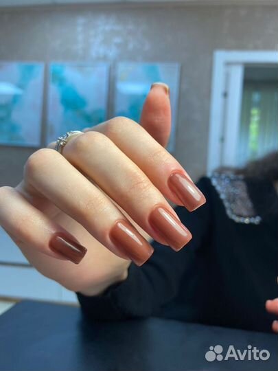 Маникюр, покрытие гель лаком