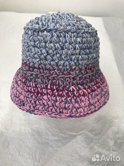 Вязаная панама