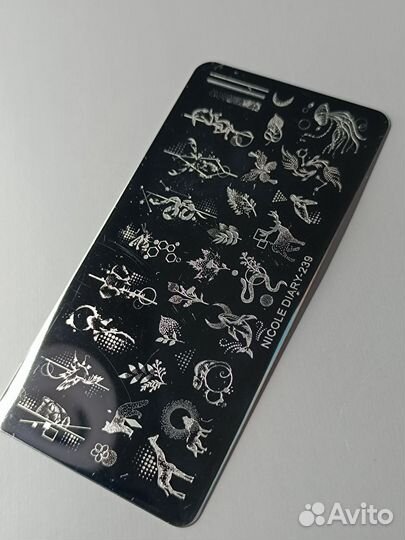 Пластины для стемпинга, наклейки для ногтей