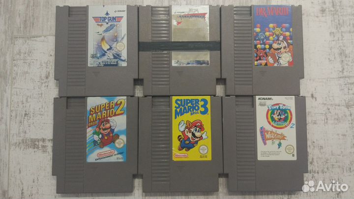 Картриджи NES PAL оригинал