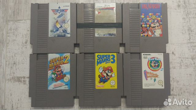 Картриджи NES PAL оригинал