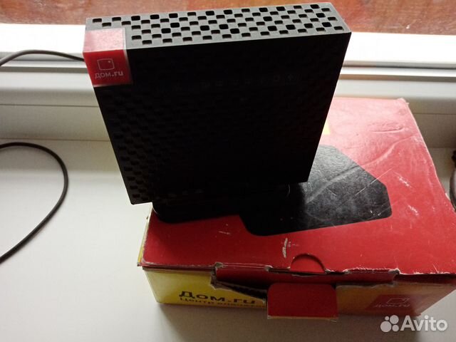 Wifi роутер и телевизионная приставка дом. ру