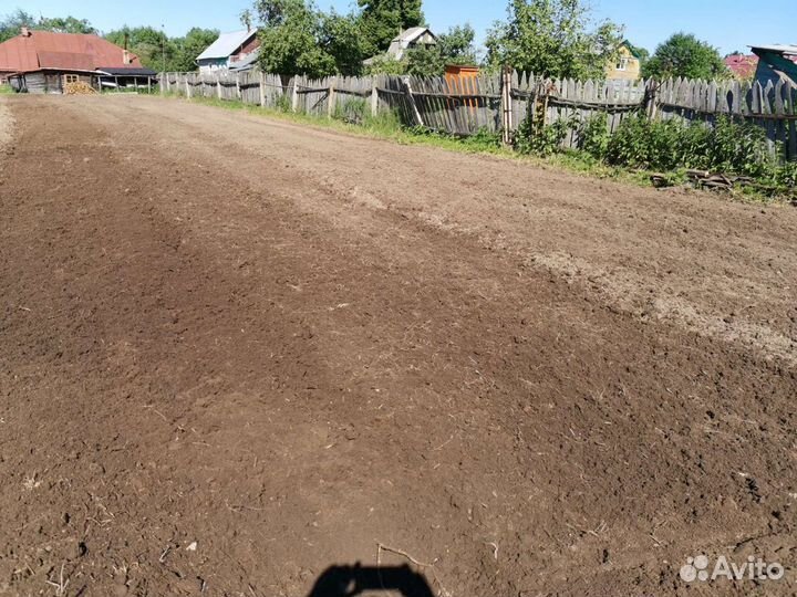 Вспашка и фрезерование земли