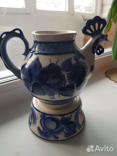 Чайник заварочный гжель