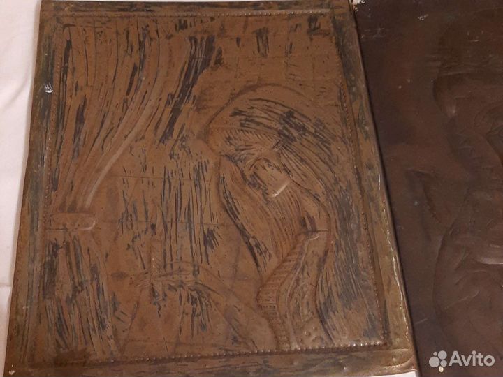 Картина медная чеканка СССР