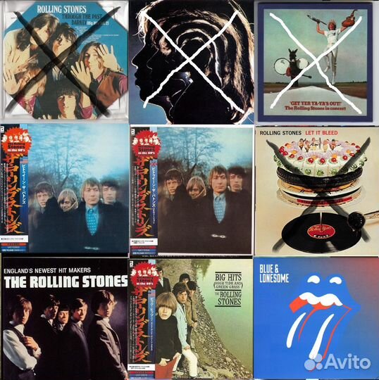 Rolling Stones на фирменных CD (Japan, US, EU)