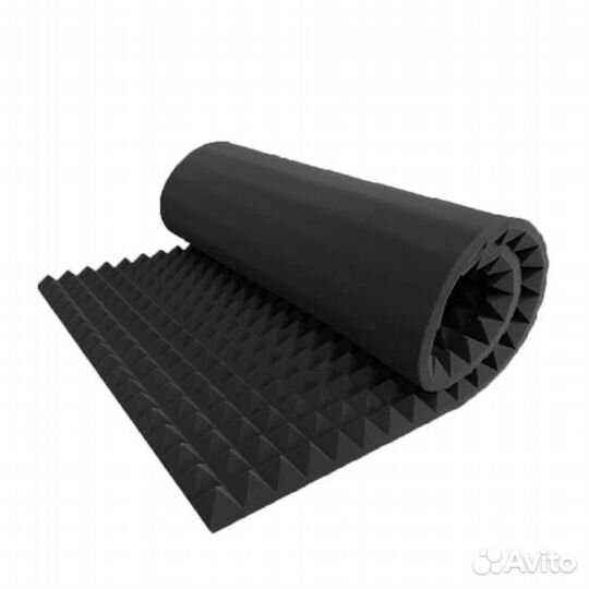 Акустический поролон пирамида 2х1 метр