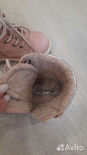 Ботинки демисезонные для девочки 23 размер