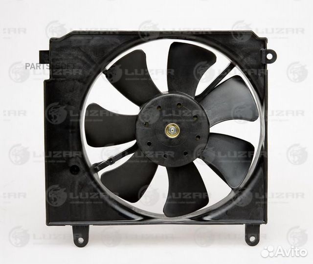 Вентилятор двигателя Chevrolet Lanos (02) (с кожух