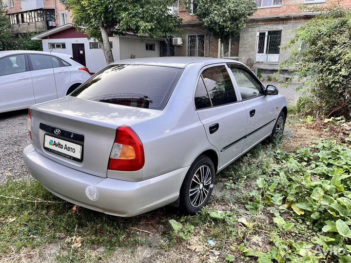 Hyundai Accent 1.5 МТ, 2006, 223 029 км