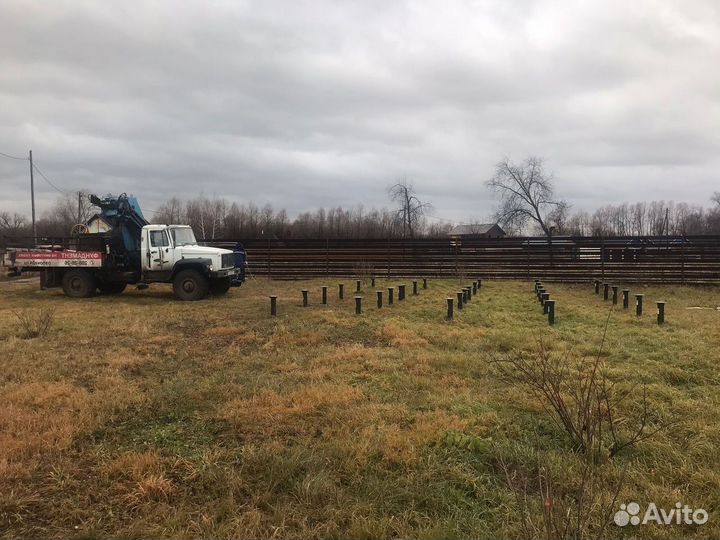 Винтовые сваи монтаж под ключ