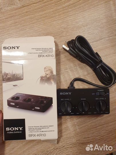 Адаптер для микрофона sony (интернет-караоке)