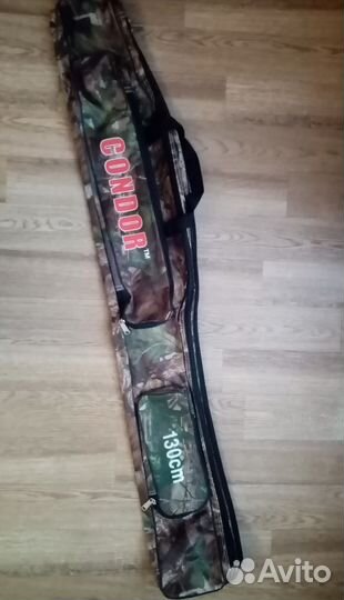 Чехол для удочек 130 см, 2 отделения