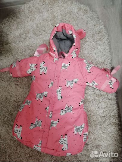Зимний комбинезон для девочки