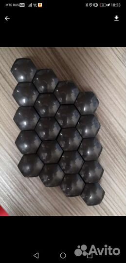 Защитные декоративные колпачки 19мм