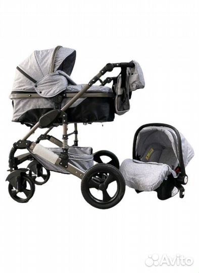 Коляска трансформер 3 в 1 Luxmom 555