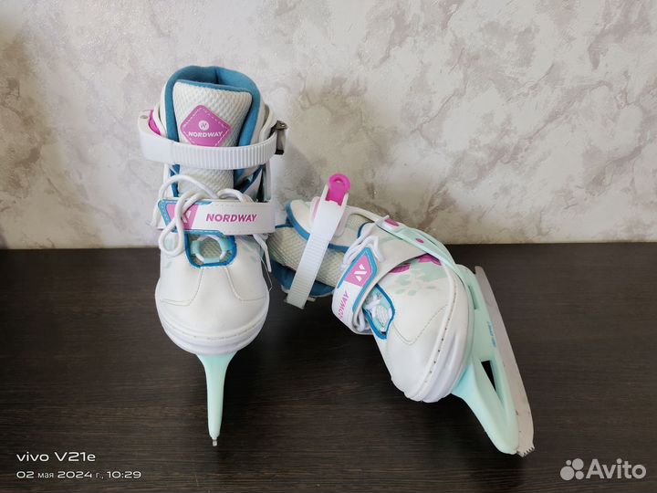 Коньки детские раздвижные 31-36