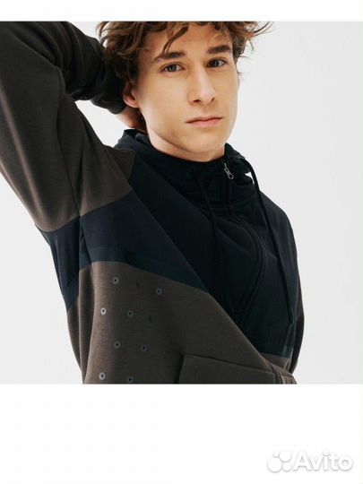 Куртка бег декатлон kalenje тёплая, хаки 2 xl