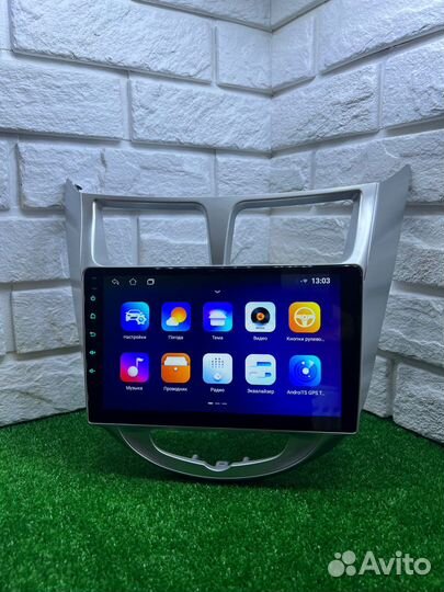 Штатная магнитола Hyundai Solaris 2010-16