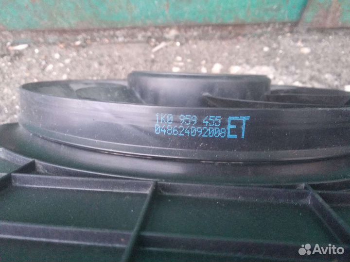 Вентиляторы охлаждения VAG разборка