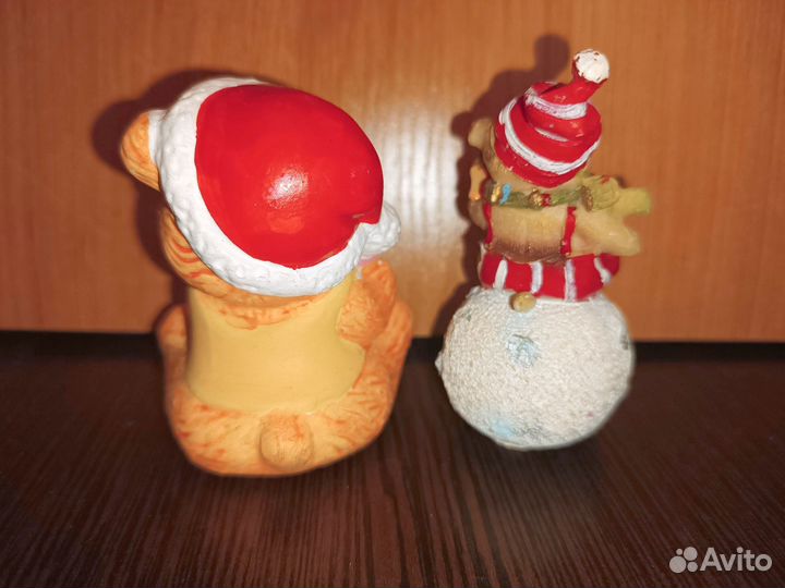 Керамические фигурки медвежат