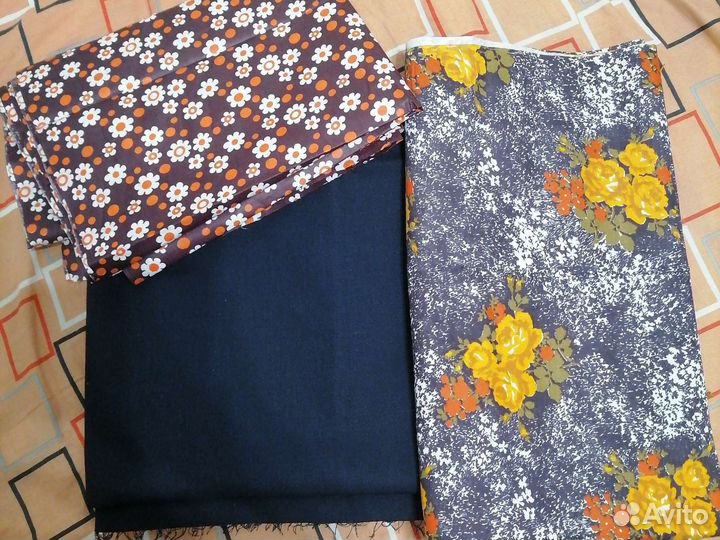 Плотный хлопок, хлопок на спецодежду отрезы СССР