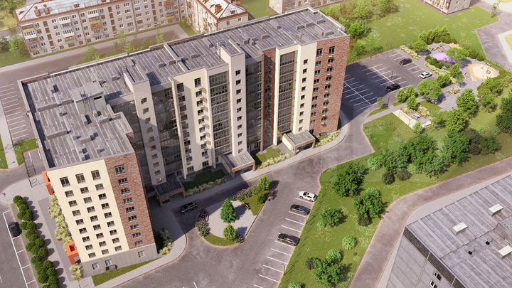 2-к. квартира, 66,1 м², 7/11 эт.