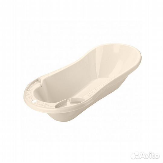 Ванночка детская с клапоном бежевый