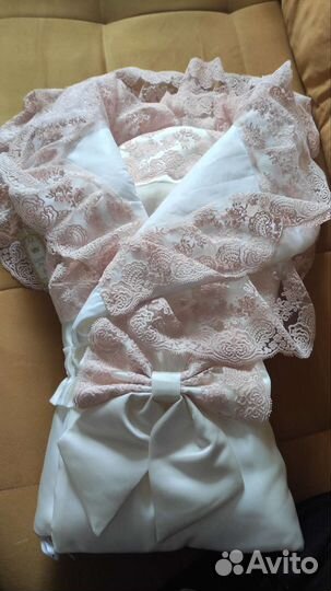 Конверт на выписку зимний для девочки (Новый)