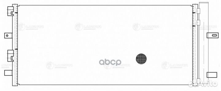 Конденсер ford mondeo V 14- lrac 1042 luzar