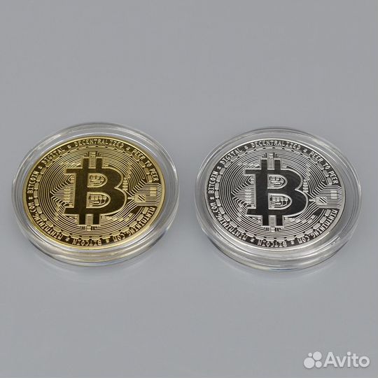Сувенирная монета Биткоин Bitcoin