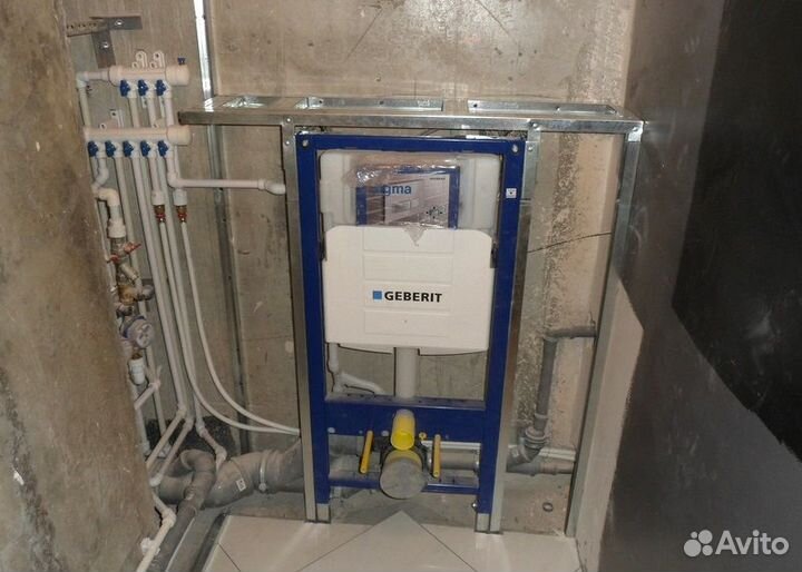 Ремонт установка унитаза. Сантехник Мытищи