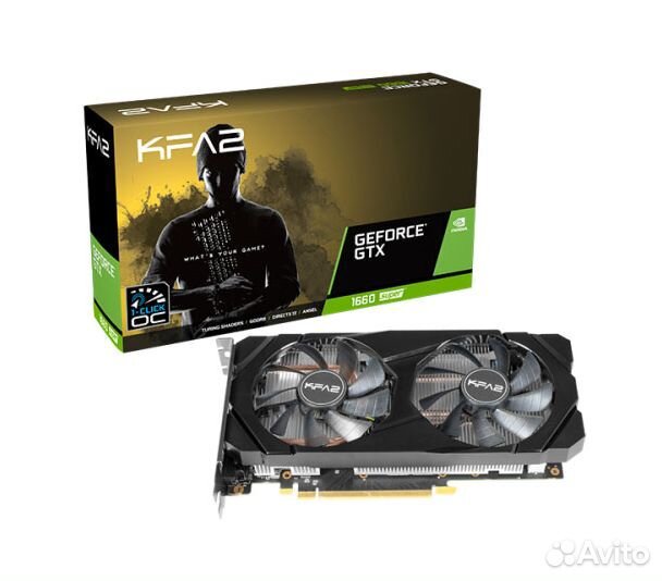 Видеокарта KFA2 GeForce GTX 1660 super 1-click OC