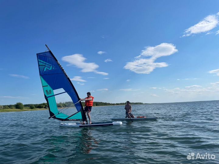 Парус комплект Nautix 5м виндсерфинг новички