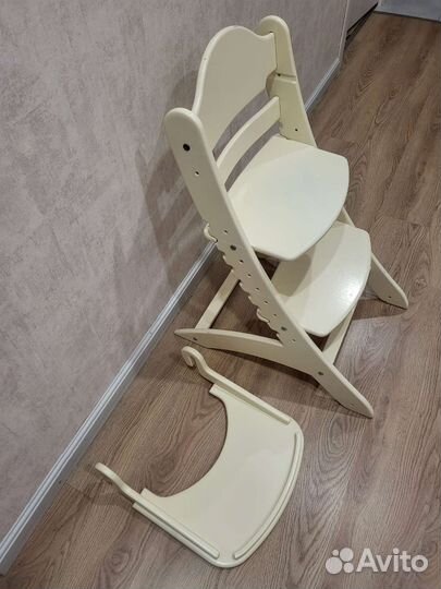 Детский растущий стул со столиком