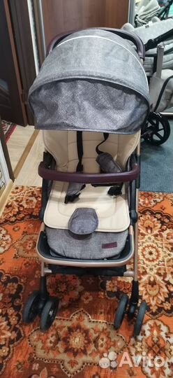 Прогулочная коляска McCan LIA бежевый/золотой