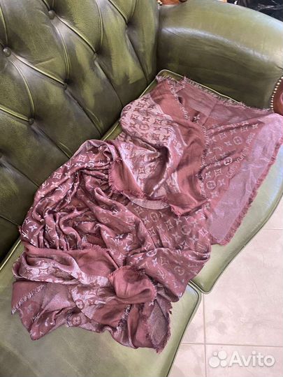 Платок шаль кашемир/шелк louis vuitton италия