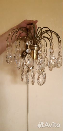 Светильник бра хрусталь Чехия