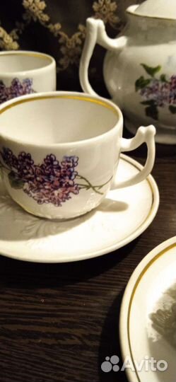 Чайно- кофейный сервиз новый 1 сорт