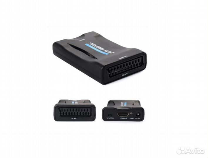 Переходник-конвертер scart-hdmi H69