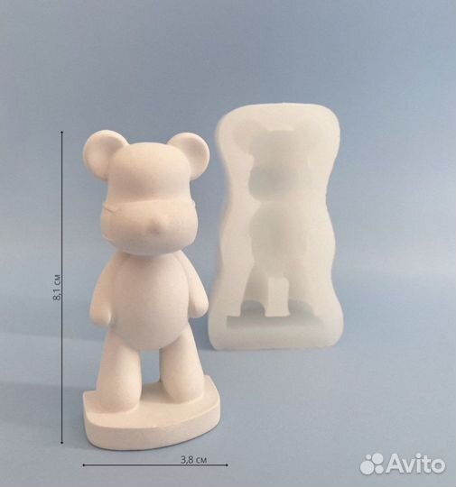 Силиконовый молд мишка