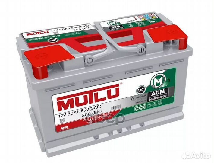 Agml480080A аккумуляторная батарея 80Ah 800A +