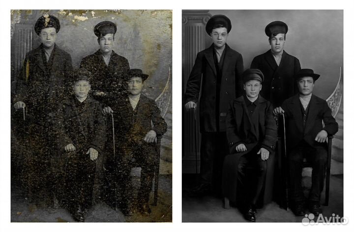 Реставрация, ретушь и колоризация фото