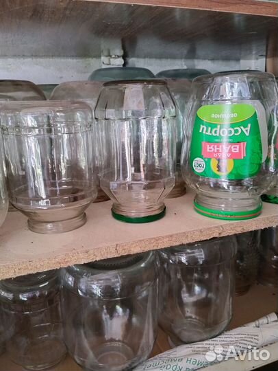 Банки стеклянные разные