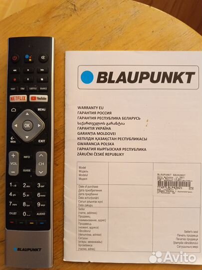 Телевизор blaupunkt