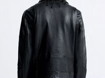 Новая кожаная куртка (косуха ) zara S, XL