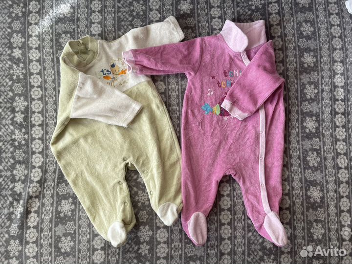 Пакет вещей на девочку 56-80 размеры