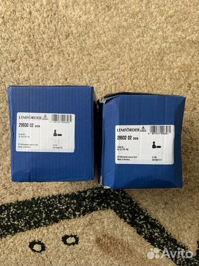 Комплект рулевых наконечников Lemforder 2993002/29